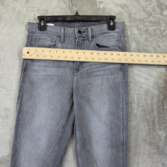 GAP Jeans Womens 6 28 Gray Vintage Slim Mid Rise Ankle Stretch Denim Pants - Picture 8 of 12